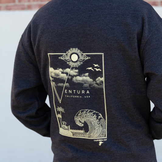 Sun+Waves Zip Up
