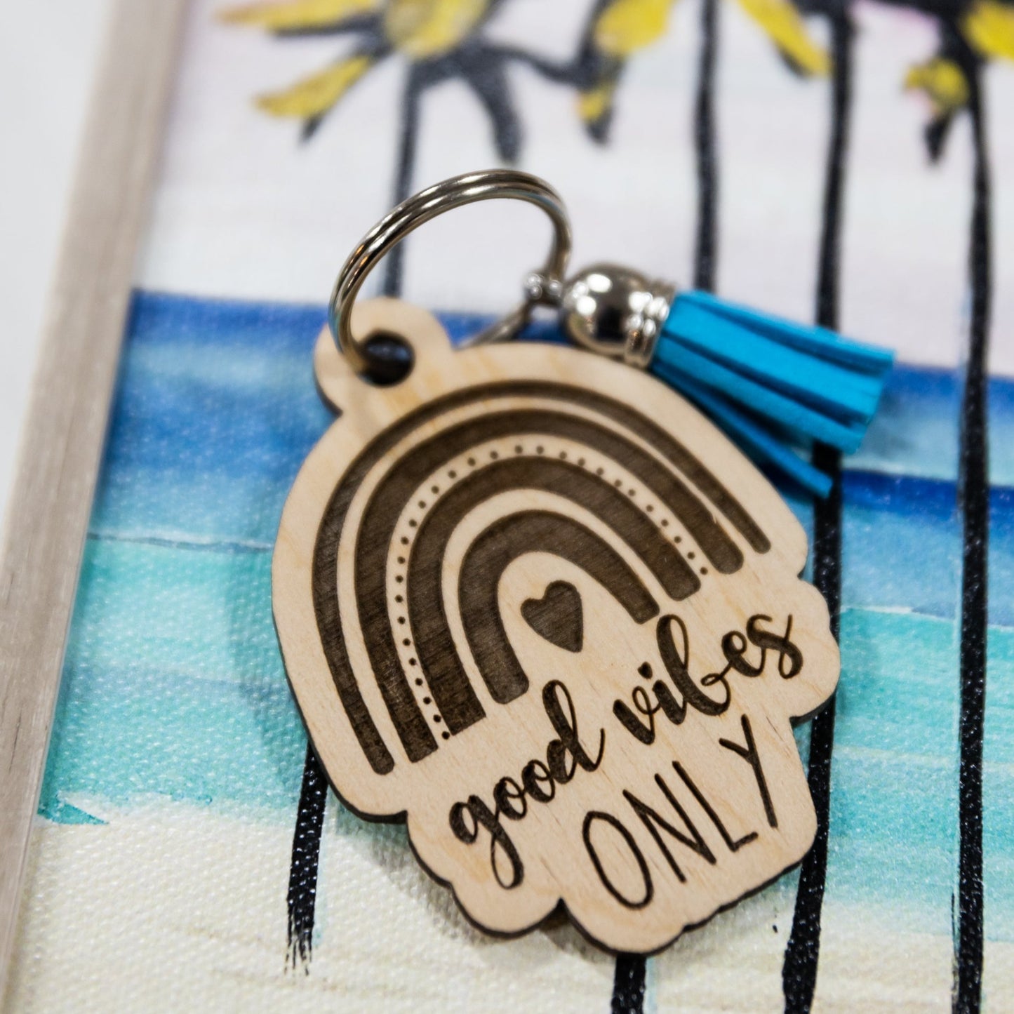 Wood Key Chain