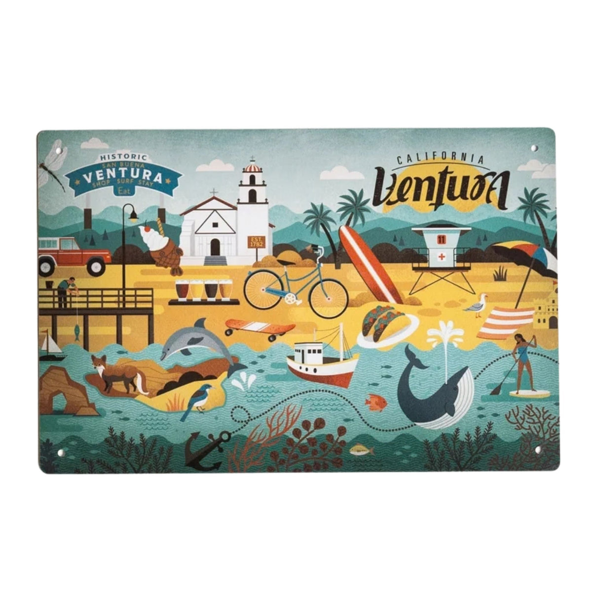 Guide Metal Sign