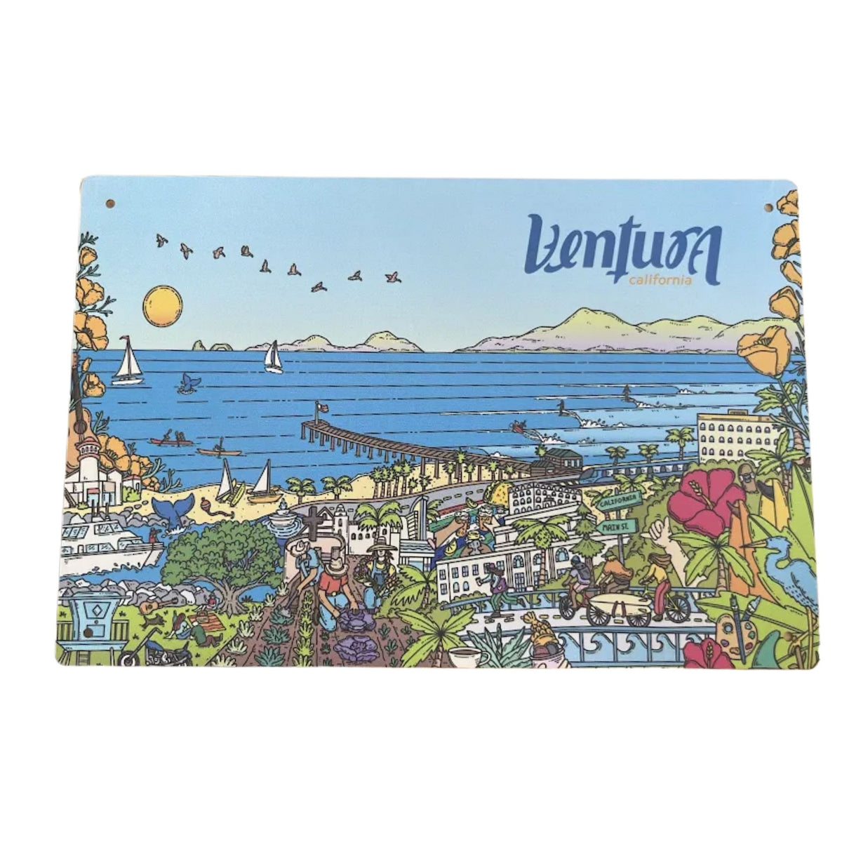 Guide Metal Sign