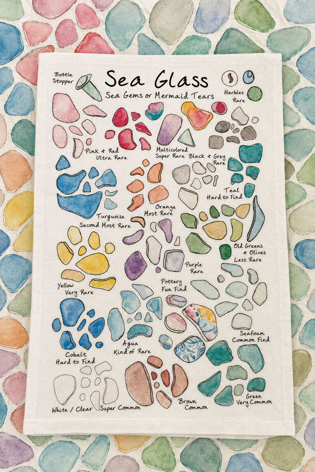 Sea Glass Towels