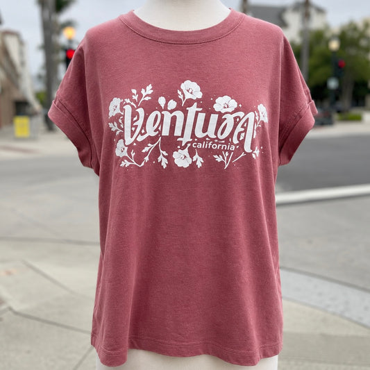 Woman's California Poppy Tee