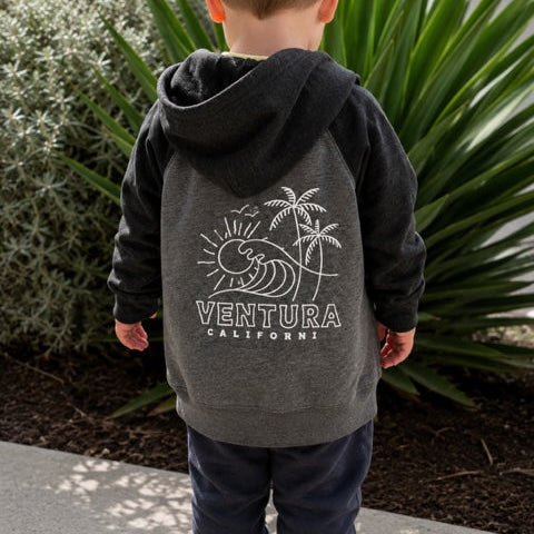 T Beach Zip Up